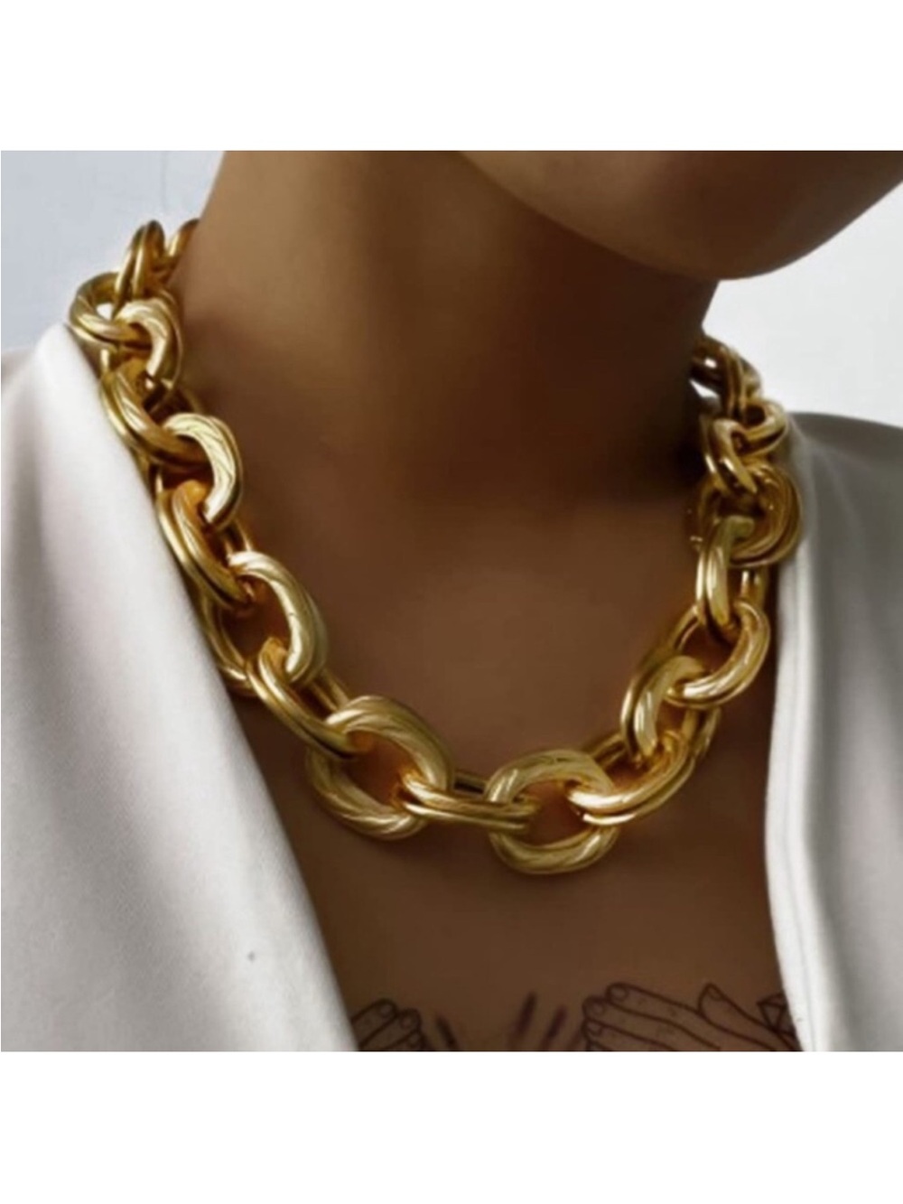 Double O Link 14k Gold plated  Necklace 🆕